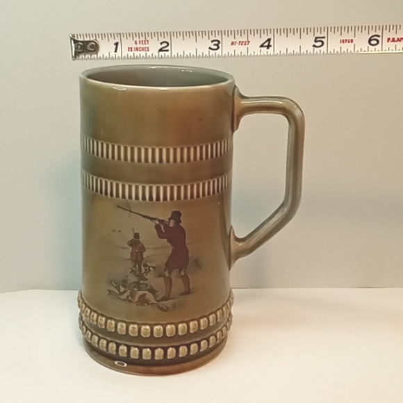 Vintage Wade Irish Porcelain stein mug with Irish fox hunt scene. No flaws - Picture 7 of 8